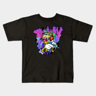 Dope masked off Slluks character is ready for war illustration Kids T-Shirt